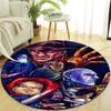 1pc Chucky1 Design Printed Area Round Carpet for Bedroom Living Room Home Decor Rugs Mat Non Slip Mat Rug for Bedside