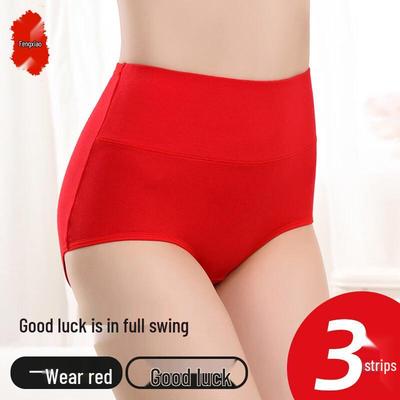Women's High-Waist Cotton Briefs 3-Pack