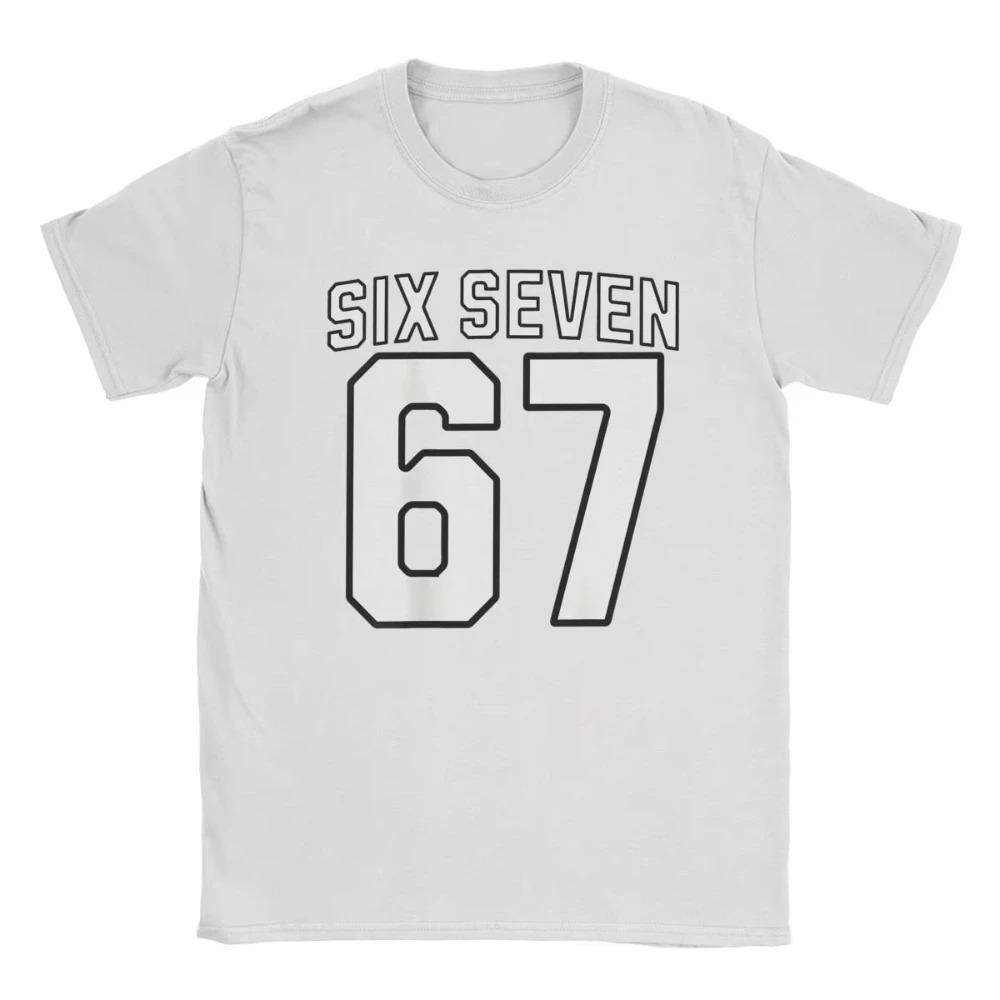 

2026 New Six Seven Meme 67 Sports Jersey Printed T-Shirt for Men Women Fashion Cotton Tees Crew Neck T Shirt Tops Summer 5XL різнокольоровий