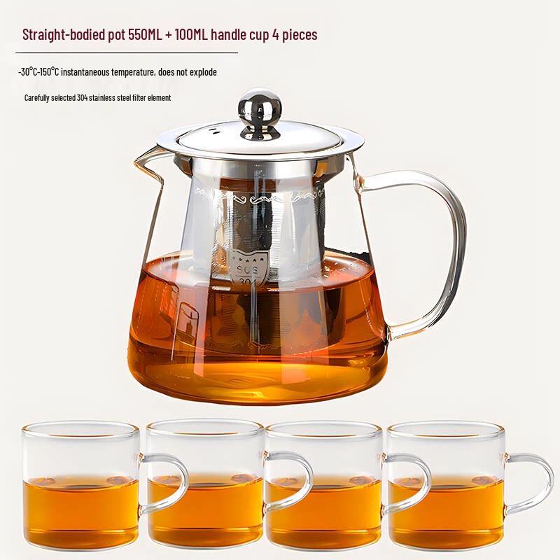 Qiwei Heat-Resistant Glass Teapot