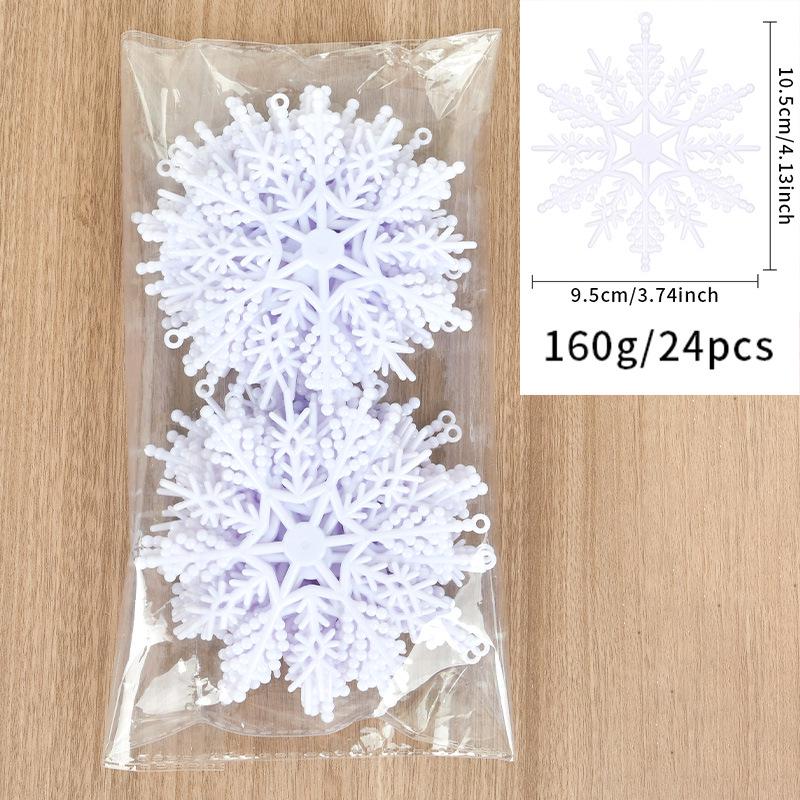 Creative Snowflake Ornaments for Indoor Mall Displays and Christmas Trees