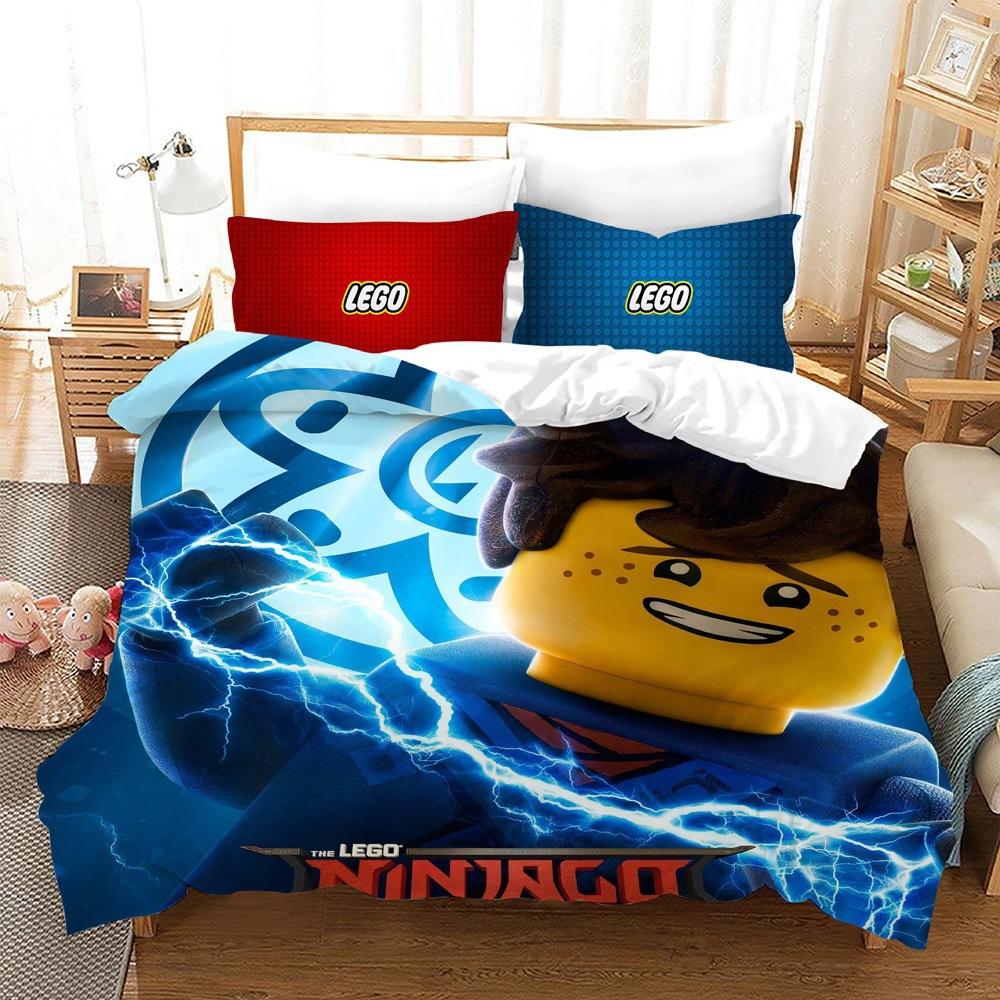 Bedding Kit, Lego Series Size Three-Piece Set Can Be Used For 3D Digital Printing