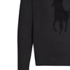 Polo Ralph Lauren Einfarbiges Logo Besticktes Rundhals-Sweatshirt Herren Sweatshirt Schwarz 710766862-001