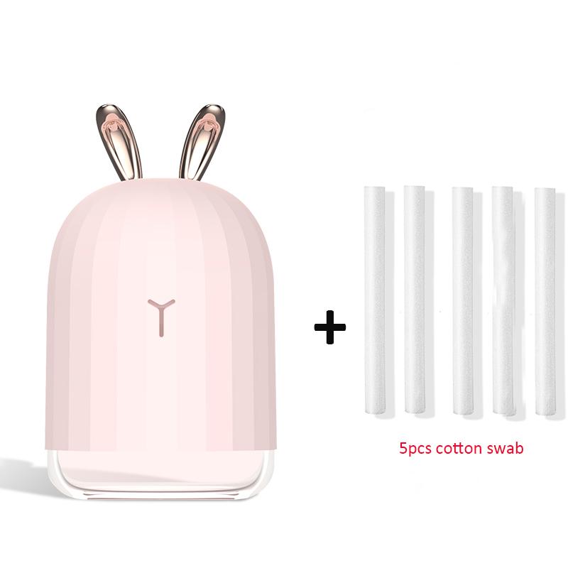 High Quality 220ml Ultrasonic Air Humidifier Aroma Essential Oil Diffuser For Home Car Usb Fogger Mist Maker With Led Night Lamp