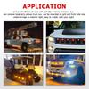 4/8pcs Car Light Front Grille Lamps Bumper Grill Hood Amber Led Lights For Dodge RAM 1500 2500 3500 Interior Car Accessories Dome Lights 6