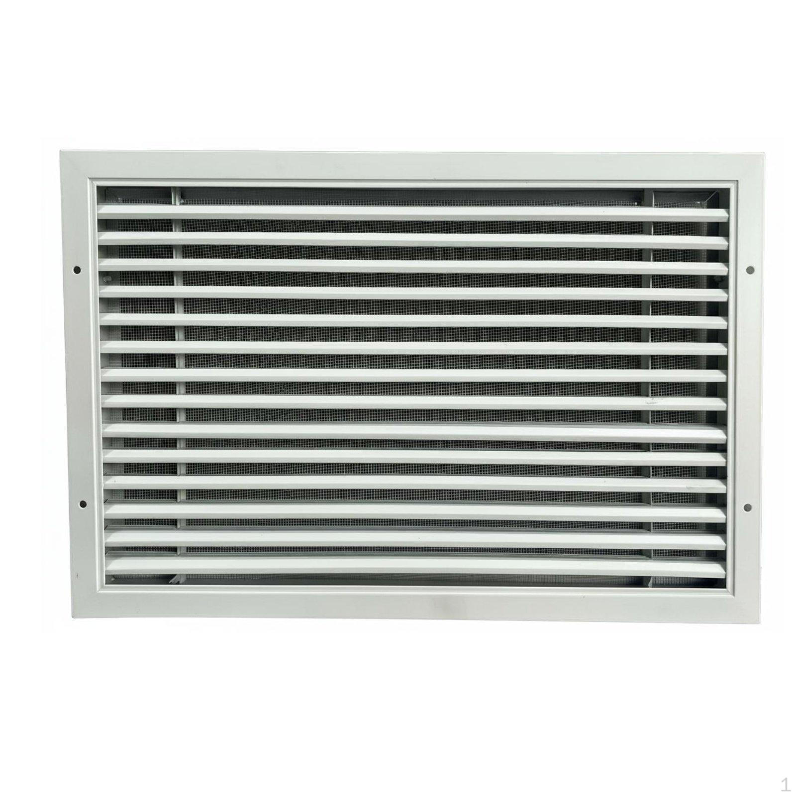 Alumīnija žalūziju ventilācijas atvere, Ārsiena, Izliekts