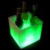 LED Ice Bucket Drinks Cooler RGB Color Changing Square Ice Box Beer Chiller 3.5L