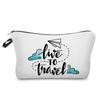 Women Flower Print Cosmetic Bag Toiletries Organize Travel Storage Case 6778