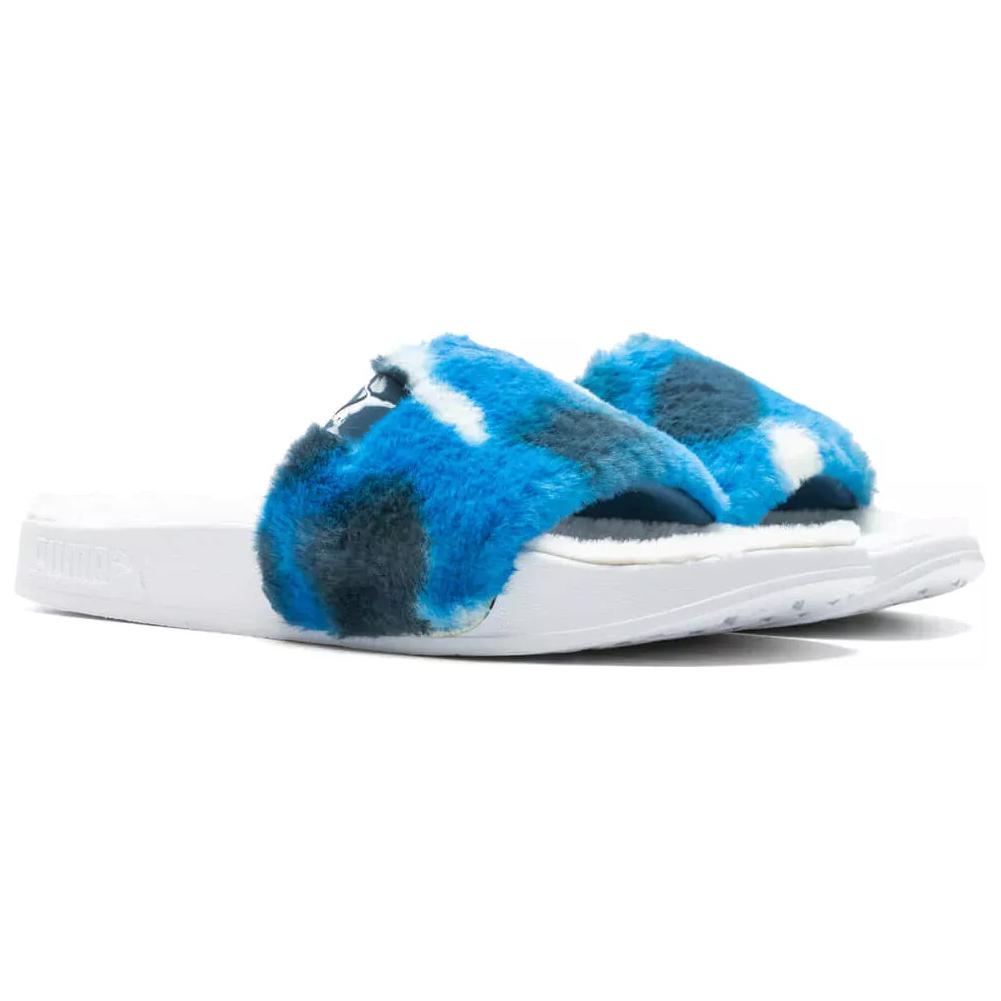 Puma  Leadcat 2.0 YLM Fluff Slide Tie Dye Women Sneakers Multi-Color Yellow-Pear Puma-White 385362-01