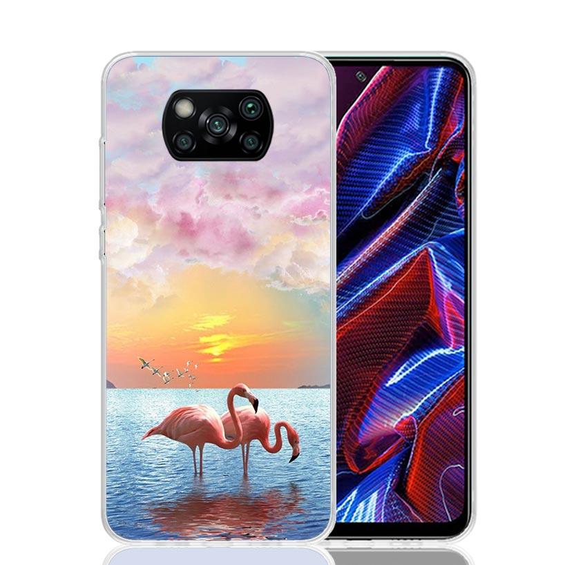 

Pink Red Flamingo Case Phone Cover for Xiaomi Redmi Note 10 9 9S 8 8T 7 5 Pro Mi 12T 11T 10T 9T 12 11 Lite A3 A2 Trend Fundas Mi Redmi Note 9S