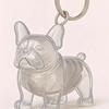 Dog Shape Dog Hair Storage Box Transparent Puppy Pendants Pet Hair Keychain  Jewelry Gift