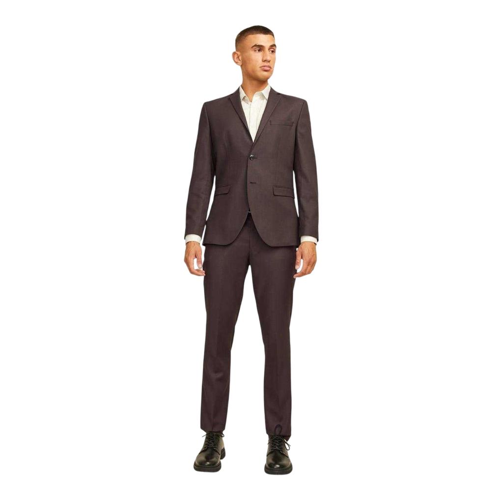 Jack And Jones Mens Solaris Straight Leg Slim Formal Trousers