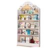 Super Slim Behind Door Bookshelf Wall-Mounted Multi-Layer Storage Cabinet Wooden Board for Toys Gap Organizer
