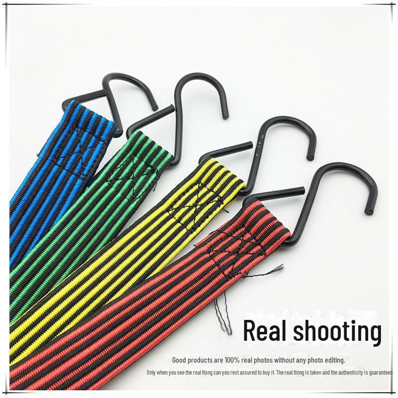 Motorcycle Electric Car & Bicycle Elastic Luggage Strap Tie Rope