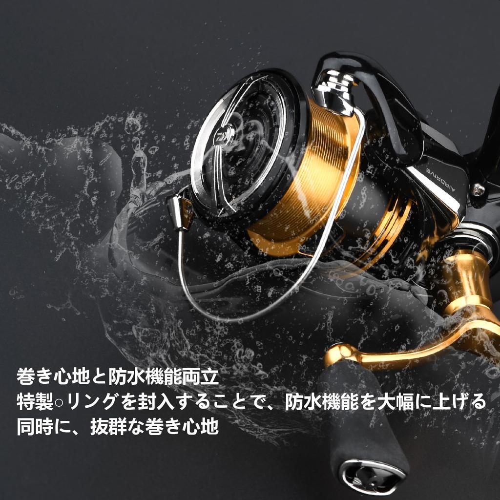 Gomexus Line Roller 23 for Regalis [1000-4000], Titanium, for Daiwa Spinning Reels, Light Game, Sea Fishing, High Rotation, High Strength, Line