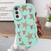 Case for Samsung Galaxy A21s A52 A11 A15 A13 A16 A14 A12 Soft Phone Cover A22 A53 A23 A04 A06 A05 A33 A03 Leopard Love Star