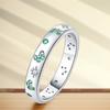Orstarry   Copper Green Butterfly Insects Closed Ring For Women Finger Ring Personality Jewelry Party Trendy Gifts