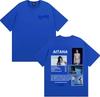 Cantante Aitana Cuarto Azul Álbum Tour Portada Camisetas Unisex Tendencia de Moda High Street Camiseta Mujer Verano Cuello Redondo Camisetas de Algodón