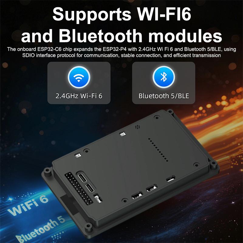 

Esp32P4 4.3 Inch Ips Capacitive Touch Screen Development Board High Definition Module Support Wifi 6 & Bt5 Onboard Esp32-C6 OneSize