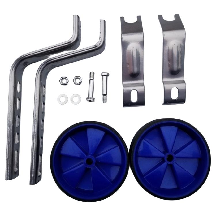 Kids Bicycles Training Wheels Auxiliary Wheel Replacement For 12 To 20Inch Bikes Improve Stabilizers With Metal Brackets