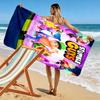 Stumble Guys Leap Print Beach Towel, Large Soft Quick Dry Towel for Beach Camping Swimming