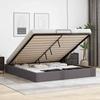 VidaXL Ottoman Bed Frames Without Mattress Grey 180x200 Cm Faux Leather, Bed Frame, Upholstered Bed Frame, Bed Frame 3310817