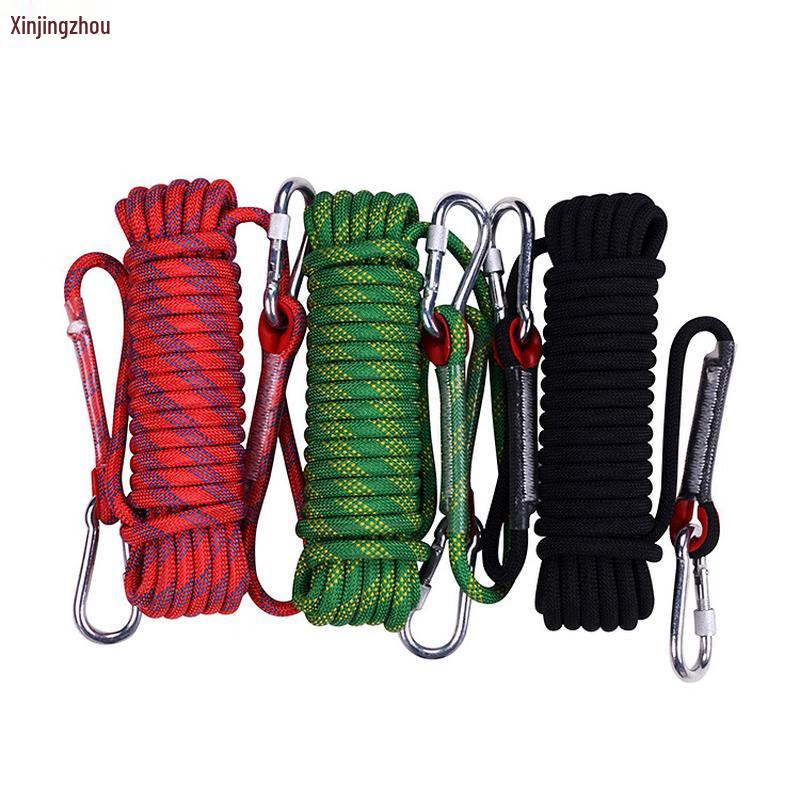 

Xinjingzhou Braided Rock Climbing & Rappelling Rope 8mm/10m Double Buckle
