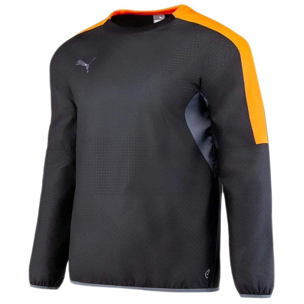 Puma Fleece Lined Windproof Training Crew Neck Football Shirt Men tops 655982-01 S