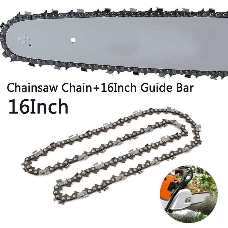 Buy 16inch 3/8''LP 56DL .050'' Saw Chain+Guide Bar for BaumrAG