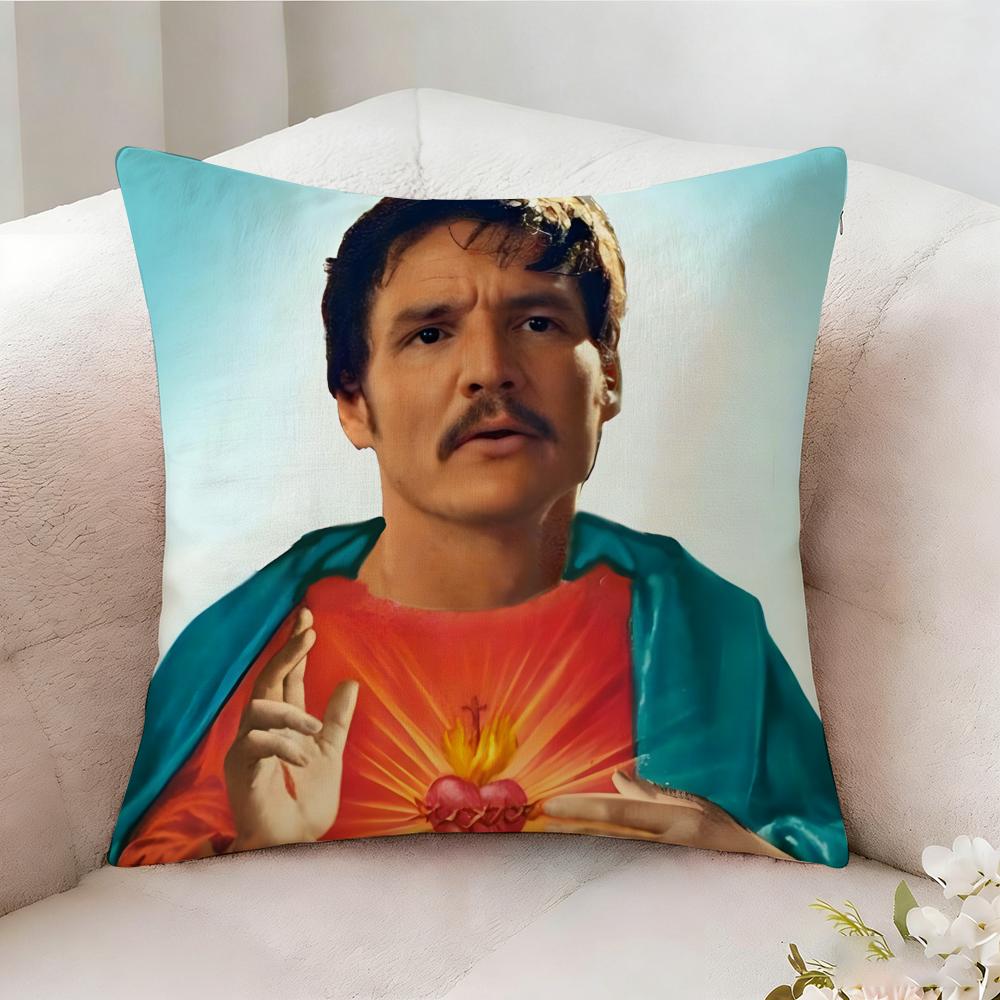 P-pedro Pascal Actor Pillow Case Pillowcase, Double-sided Printed, Sofa Cushion, Bedroom Headboard Pillow