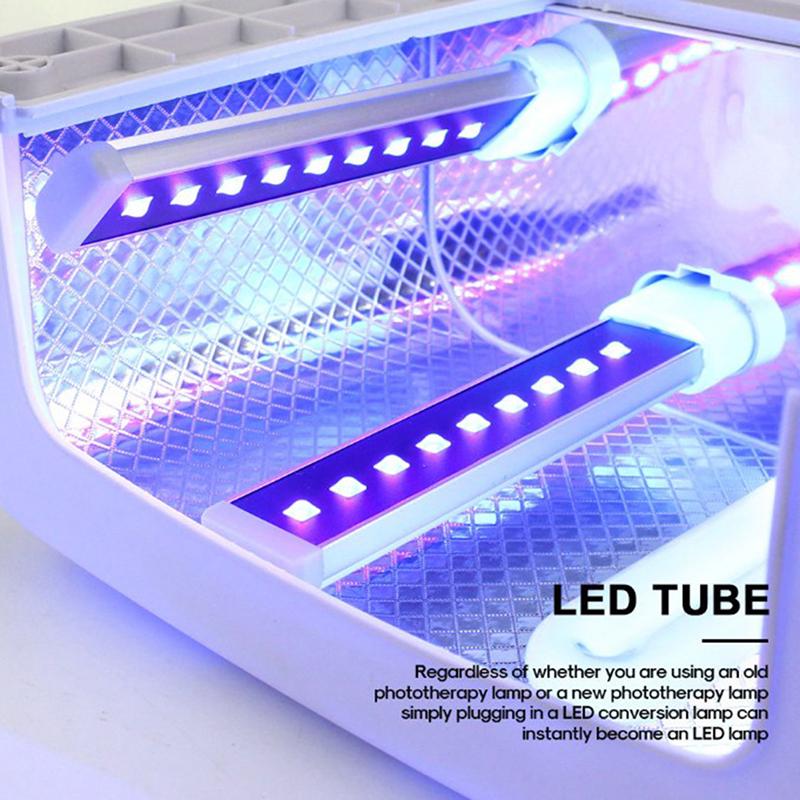 9W 9Leds Electronic Phototherapy Led Lamp Light Bulb For Nail Art Uv Gel Dryer