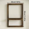 Wooden Display Shelf Floating Shelves Rustic Wood Shelves Wall Storage for Kitchen over Toilet Small Wall