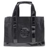 Tote Bag Handbag Black Nylon/Patent Leather Women Used