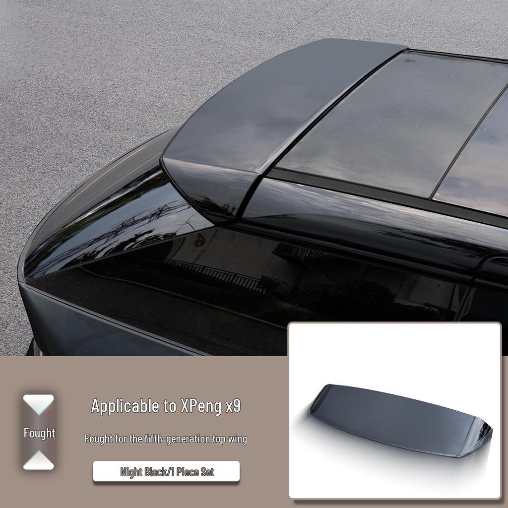 Xpeng Rear Spoiler: No-Drill Wind Deflector & Sports Spoiler for Car Exterior Decoration.