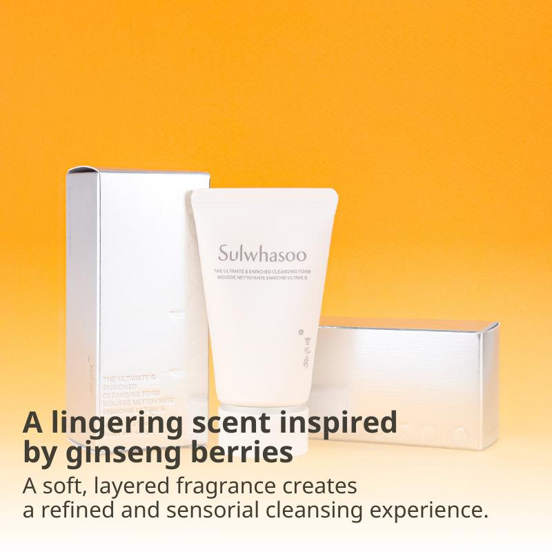 Sulwhasoo The Ultimate S Enriched Cleansing Foam 40g+40g (80g, 2.82 Fl Oz)