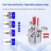 Adjustable Aluminum Alloy Cylinder, MHS3/MHS4 Series, with Three/Four-Jaw Finger and Multi-Port Adjustment, High Hardness.