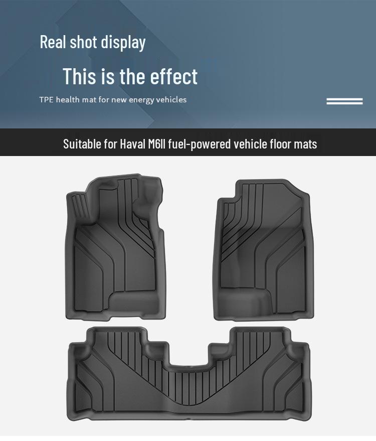 Haval M6II (2021-2025) Eco-Friendly TPE Waterproof Floor & Trunk Mats