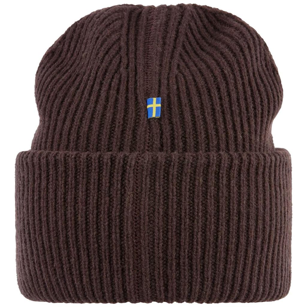 Beanie 1960 Logo Hat Black Oak [Fjällräven]