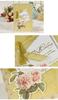 Moin Moin Message Cards Large Value Pack of 18 3D Antique Classic Elegant Floral Collage with Beaded Pink Foil Thank Thank Fancy Retro Design +