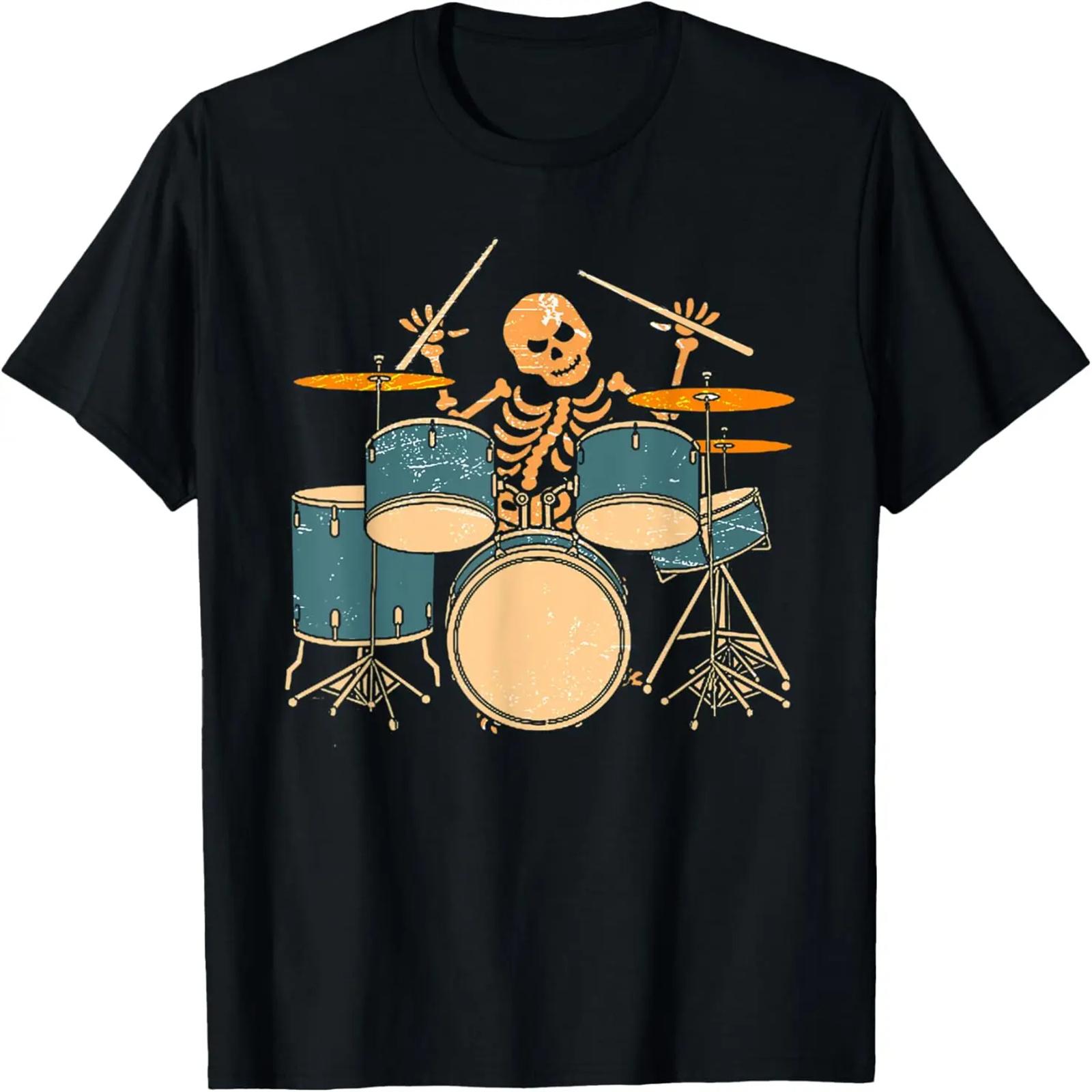 Мужская футболка Shut Up Silence School Джаз-бэнд Барабаны Рок Барабанщик S