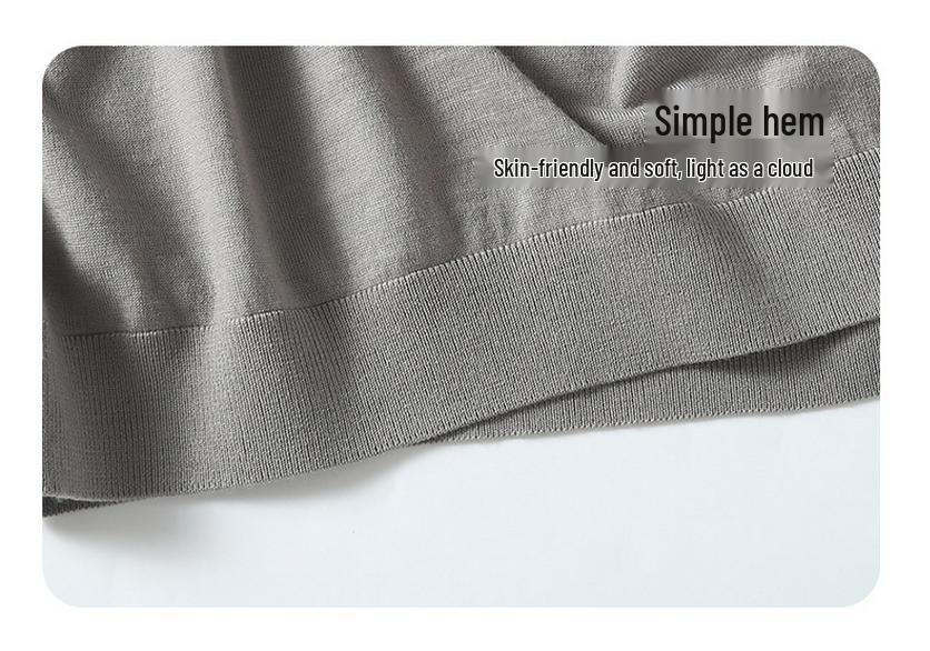 Classic Durable Machine-Washable 100% Wool Knit Camisole: Super Fine Spring/Summer Inner Wear White Tank Top