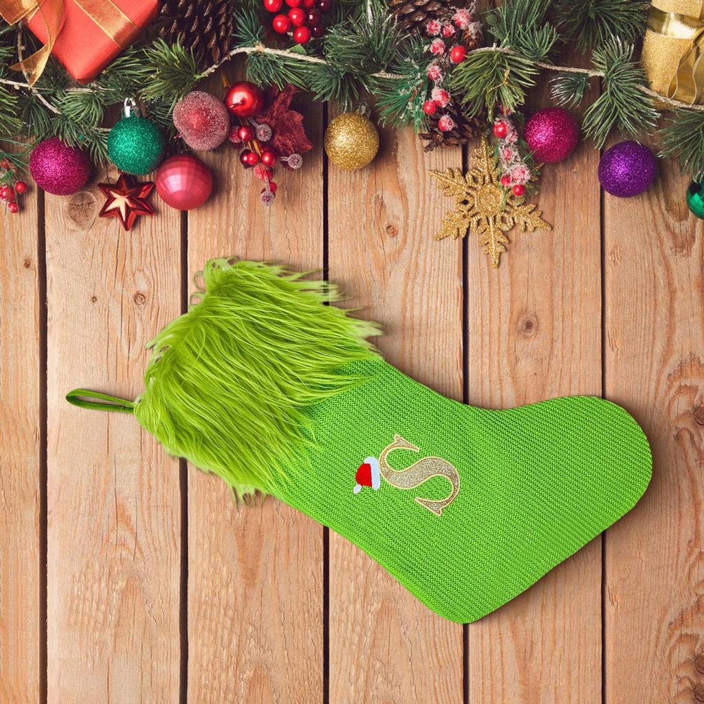 Christmas Stockings 3D Socks Gift Bags Xmas Tree Decorations