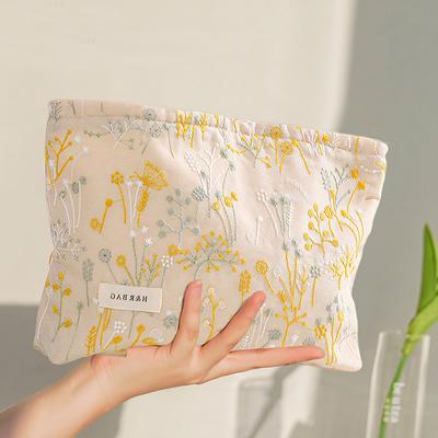 Bolsa de Maquillaje Nueva, Gran Capacidad, Ins, Bolsa de Almacenamiento, Cosméticos, Portátil, Pequeña y Fresca, Neceser