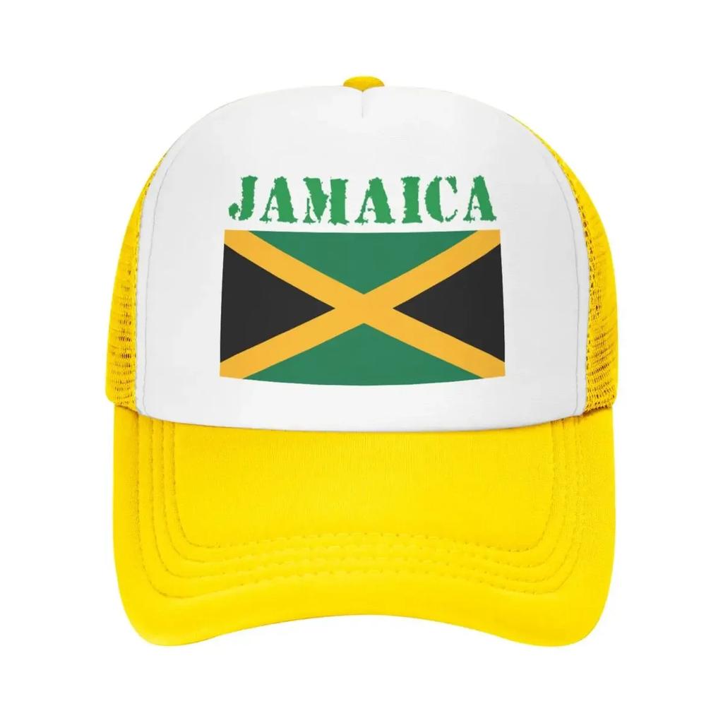 Custom Classic Jamaica Flag Baseball Cap for Unisex Women Adjustable Trucker Hat PerforUnisexce Snapback Dad Hat
