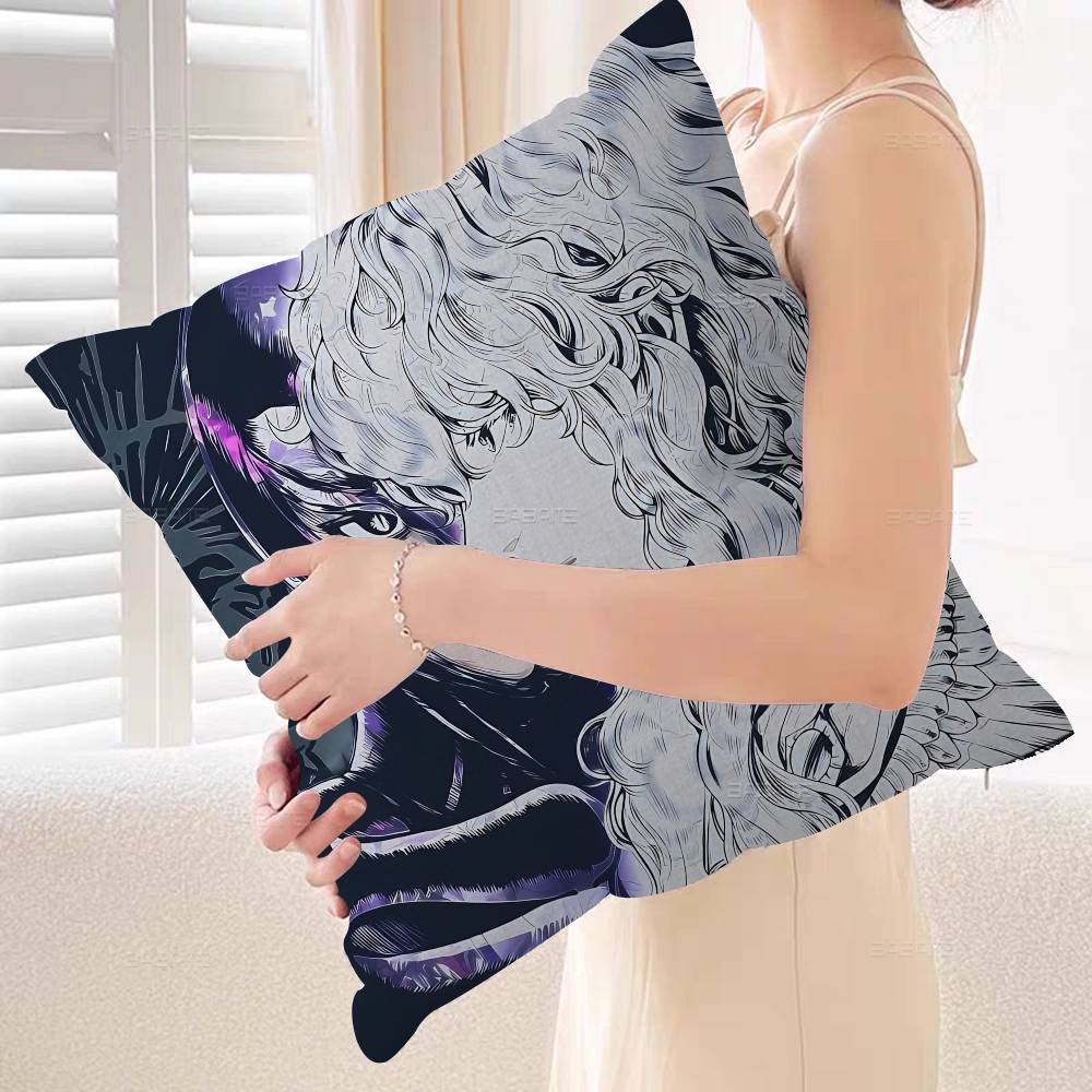 Anime Berserk Cushion Cover Car Throw Pillow Case For Sofa Car Christmas Gift xcm xcm