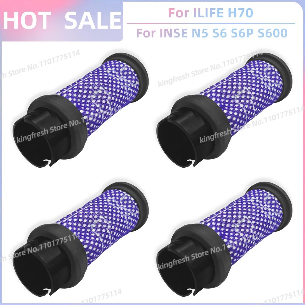 Filter Compatible For ILIFE H70, INSE N5 S6 S6P S600 Vacuum Parts Replacement Accessories