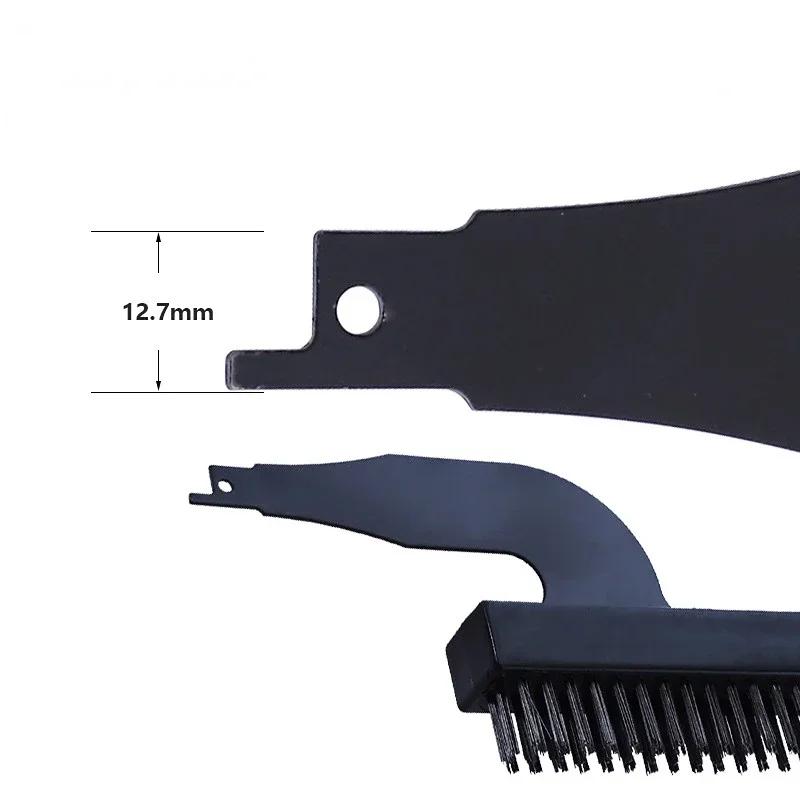 Electric Cleaning Wire Brush Saber Reciprocating Saw Universal Brush Head Cleaning Rust Removal Cleaning Brush Tool Accessories