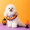 Halloween Pet Bib Dog Scarf Cat Hat Handmade Knitted Collar Saliva Towel Pumpkin Clothing Accessories