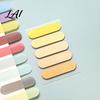 Clear Annotation Tabs 2 Pack Translucent Index Tabs Sturdy PET Rounded Corners Stickers Gradient Multi Color Memo Flags Self Adhesive for
