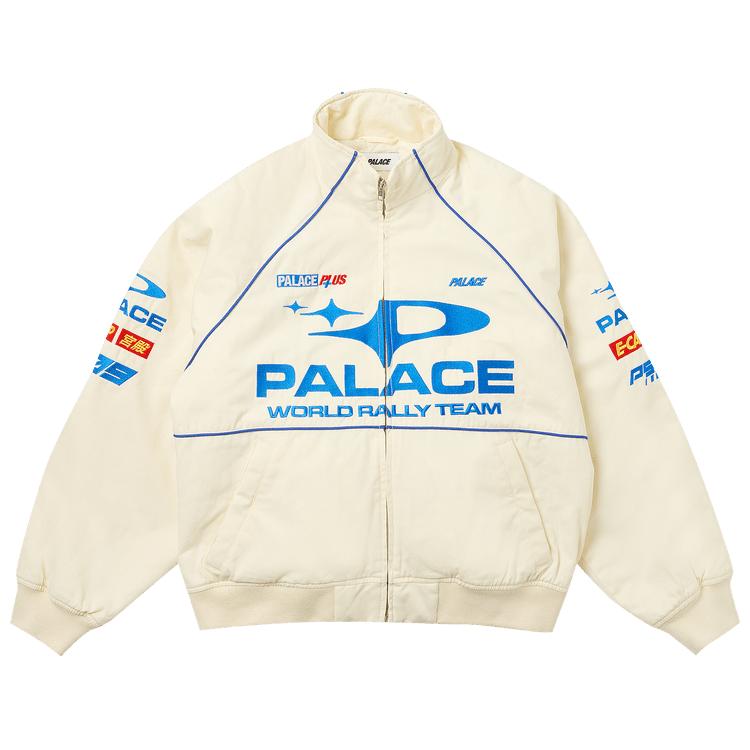 

Куртка Palace Pally Rally Off White унисекс верхняя одежда кремового цвета P27JK038 L